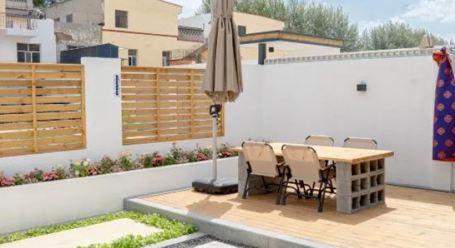 Yuexiang · Sai Shang Yi Fang Courtyard · Holiday Cottage (Jining Normal University), Book Feriehus Sommerhuse i Jining, Hytte