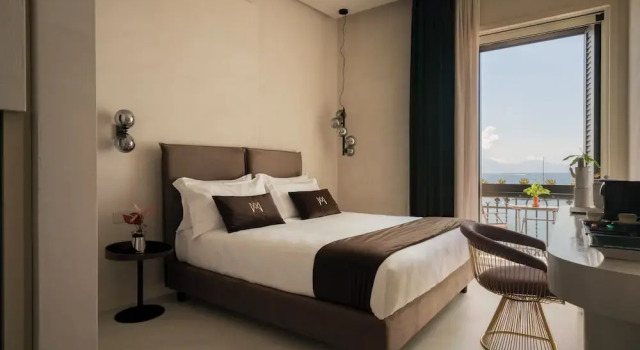 Номер Deluxe с балконом и с видом на море Demetra Luxury Suites