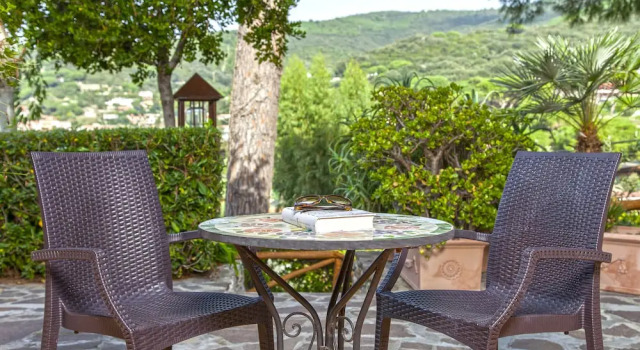 Standard Doppel Zimmer mit Balkon und mit Gartenblick Hotel Hermitage