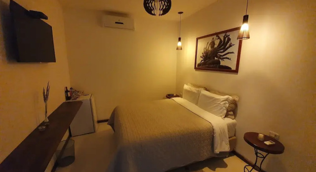 Четырёхместный номер Comfort с видом на сад Pousada Casa de Shiva