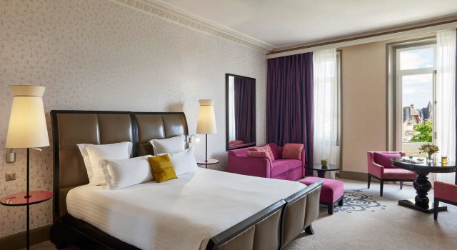 Семейный номер Standard с видом на сад Le Grand Hotel de Cabourg - MGallery Collection