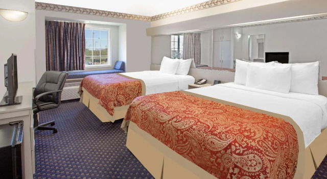 Четырёхместный номер Standard Microtel Inn by Wyndham Janesville