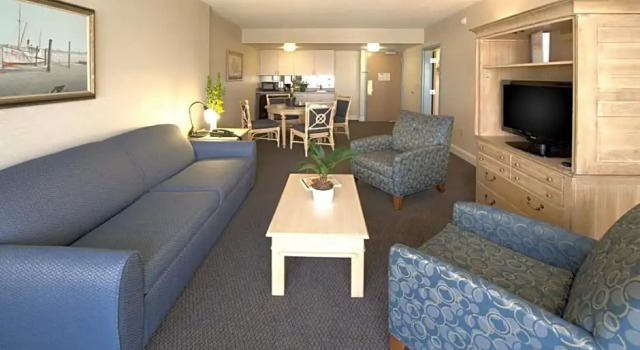 Двухместный люкс Coastal c 1 комнатой Wyndham Virginia Beach Oceanfront