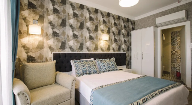 Двухместный номер Standard с балконом и с видом на море Capa Butik Otel