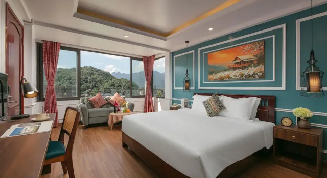 Двухместный номер Standard с видом на горы Glow Sapa Hotel