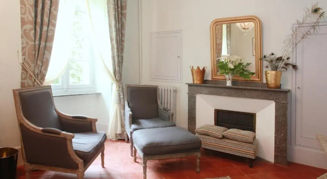 Standard double chambre avec balcon Château de la Prade