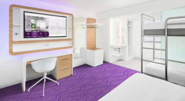 Двухместный номер Family Cabin YOTEL Edinburgh