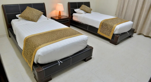 Апартаменты с 2 комнатами Binayat Hama Serviced Apartments - Standard