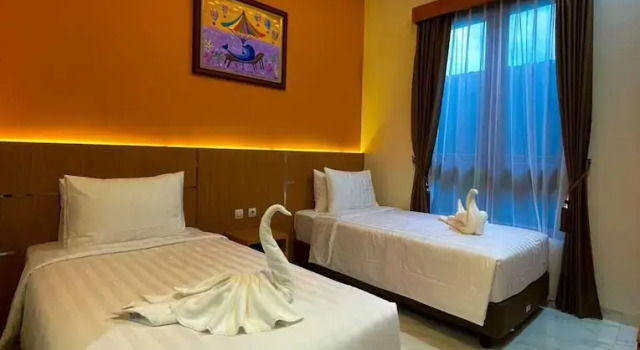 Двухместный номер Deluxe с балконом The Cabin Hotel Lovina Bali