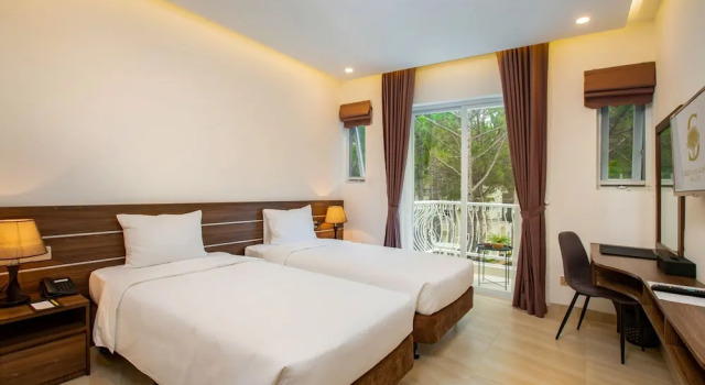 Двухместный номер Deluxe c 1 комнатой с видом на сад CEREJA Hotel & Resort Dalat