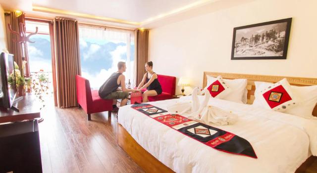 Двухместный номер Deluxe с видом на город Sapa Centre Hotel