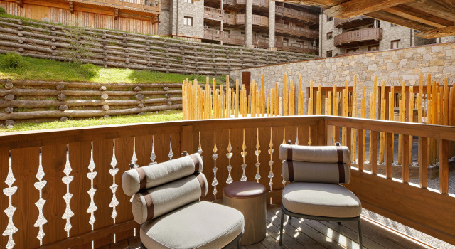 Апартаменты с 2 комнатами с видом на внутренний двор Six Senses Residences Courchevel