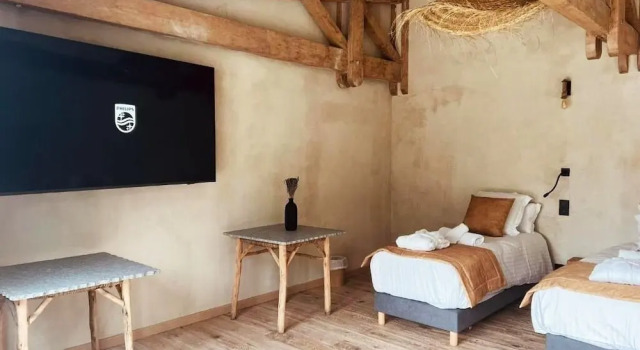 Четырёхместный номер Deluxe с видом на море Le Domaine de la mer - Beach hotel Nature&Authenticité Hyères