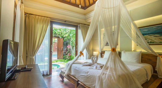 Ladera Villa Ubud, Rezervovat Vila Chaty v Bali, Chalupa