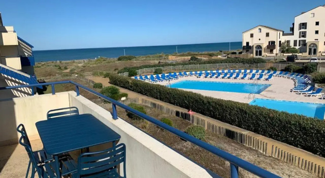 Апартаменты VUE OCEAN avec TERRASSE 30 m2 - 2 CHAMBRES parking privatif et piscine en été