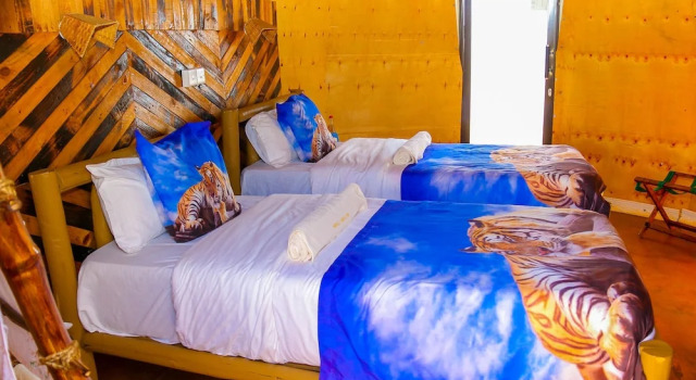 Amanya Camp 1 Double -bed Tiger in Amboseli, Rezervovat Kemp Hotely v Nakuru s parkováním, Parkování