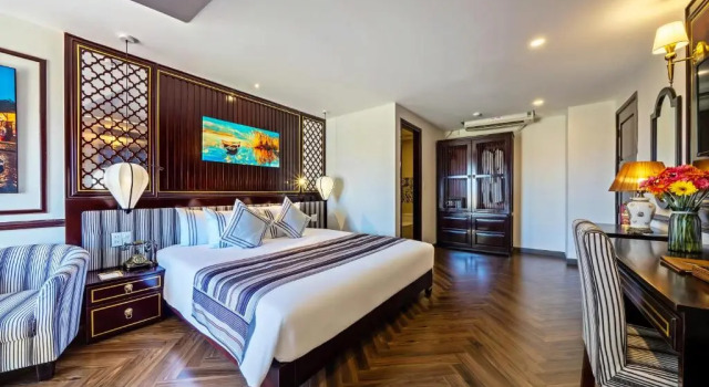 Двухместный номер Deluxe с видом на сад Le Pavillon Hoi An Luxury Resort & Spa