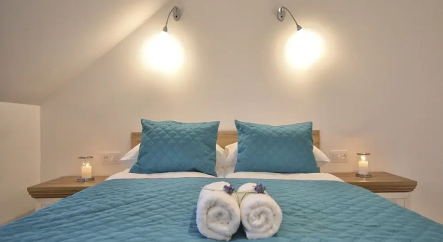 Duplex Apartments 300 m From the Sea. Living Room, 2 Bedrooms, own Terrace