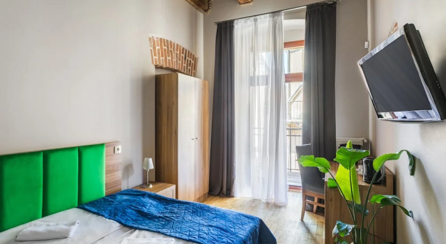 Двухместный номер Deluxe с балконом Aparthotel Pergamin