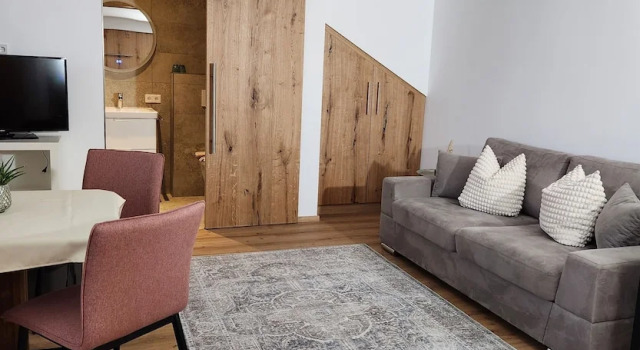 Студия c 1 комнатой с балконом и с видом на горы Apartmenthaus Jagdhof
