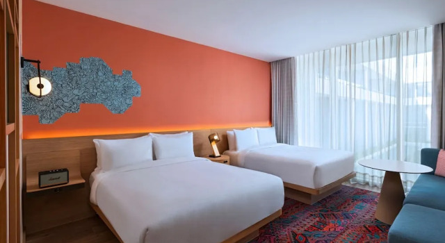 Четырёхместный номер Standard Aloft Playa Del Carmen