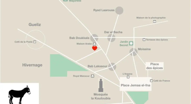 Коттедж Location Exclusive Avec Services 2P Donkey In Love To Marrakech