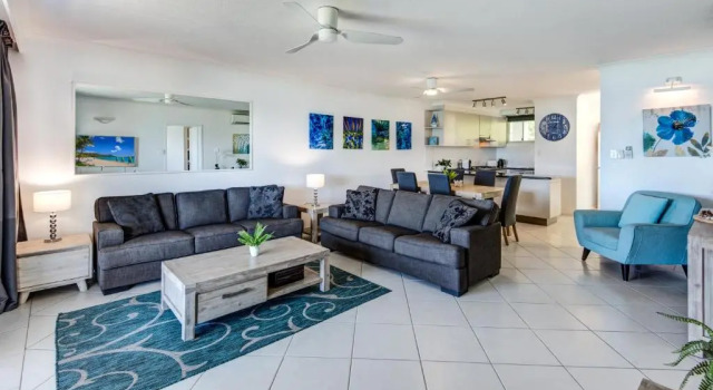 Апартаменты с 2 комнатами с видом на море Beach Front Lagoon Lodge Apartments