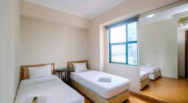 Luxury and Chic 3BR Apartment at Sudirman Tower Condominium By Travelio, Book Apartment Hotels in Jakarta with a Pool, near Mulia Tower, Swimming Pool