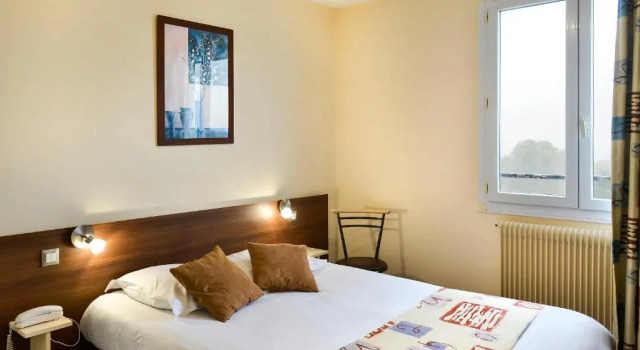 Двухместный номер Standard Logis Hotel Spa Restaurant Au Site Normand