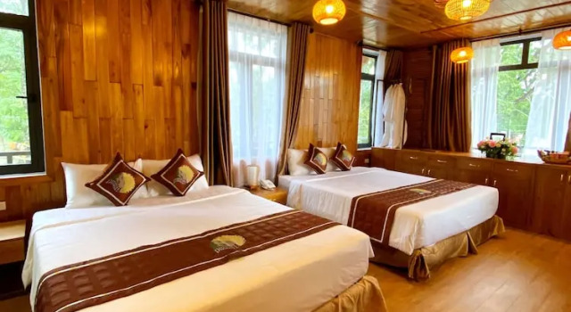 Четырёхместный номер Deluxe Tam Coc Dibi Villa