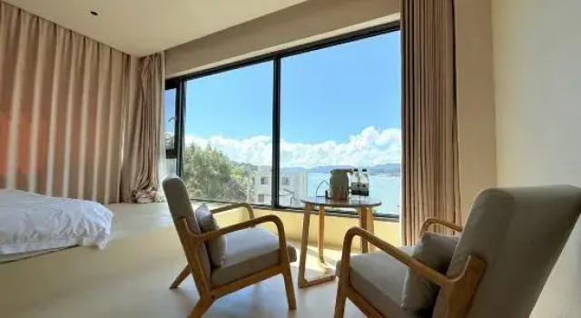 Люкс с видом на море Xia Yinyu Hai Homestay (Dajing Beach)