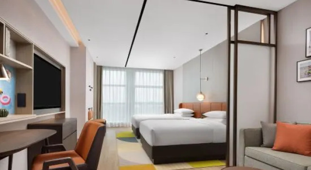 Suite quadrupla Deluxe Home2 Suites by Hilton Guiyang Airport