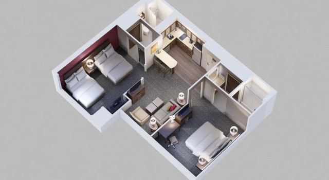 Номер Standard с 2 комнатами Staybridge Suites - Denton by IHG