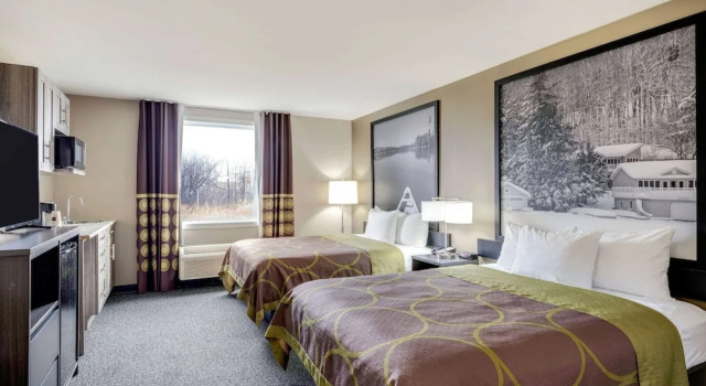 Négyágyas lakosztály Super 8 by Wyndham Moosonee