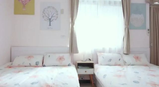 Четырёхместный номер Classic c 1 комнатой Tainan Travel Inn