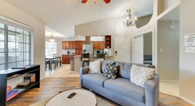 Balcony & Pool Access: Quiet West Chandler Condo, Book Hotel Chandler Scottsdale