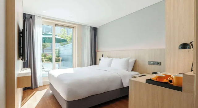 Двухместный номер Deluxe с балконом ibis Styles Ambassador Jeonju City Centre