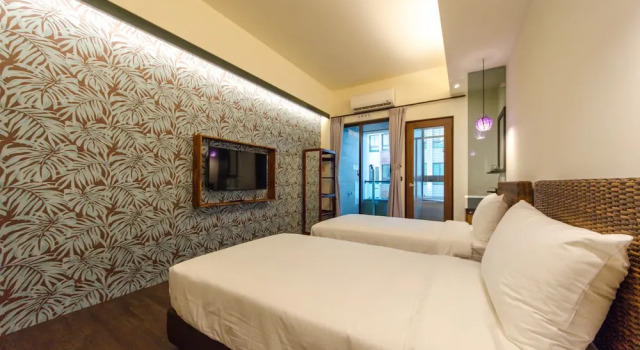 Двухместный номер Standard с балконом 嬉安平 Si Anping by Hotel Si