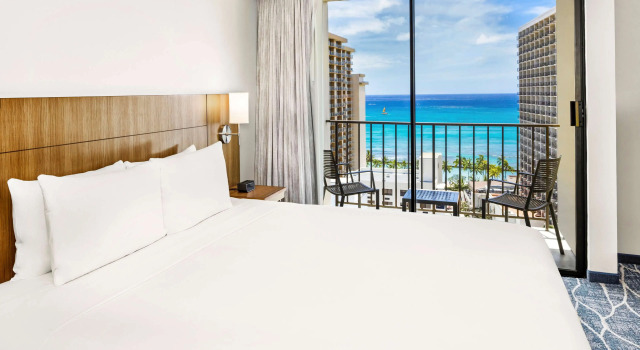 Двухместный номер Standard с видом на океан Hyatt Place Waikiki Beach