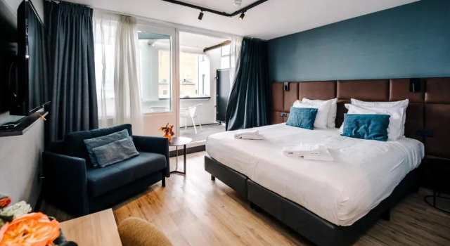 Двухместный номер Standard с балконом и с видом на море Amsterdam Beach Hotel