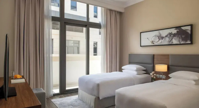 Апартаменты Deluxe с 2 комнатами с балконом Marriott Executive Apartments Doha, Le Mirage City Walk