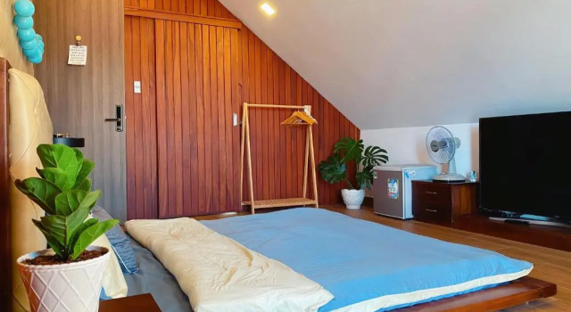 Двухместный номер Deluxe с балконом Bao Boi Homestay