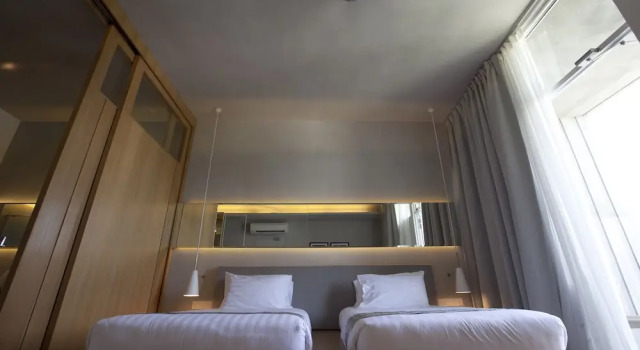 Standardowy pokój i balkonem i z widokiem na jezioro Belum Rainforest Resort