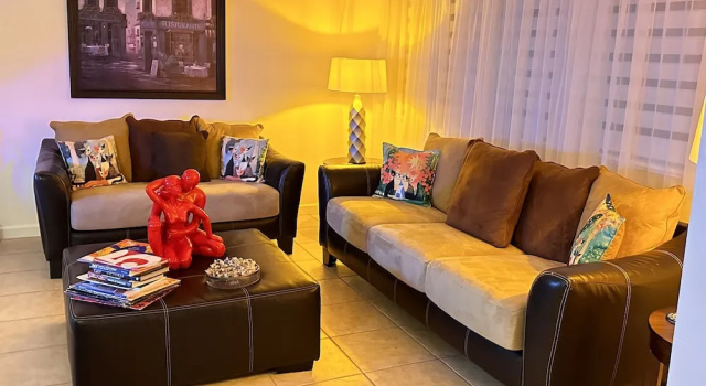 Четырёхместный номер Deluxe с видом на сад Blue House Miami