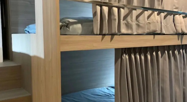 Кровать в общем номере Marni BKK Hostel