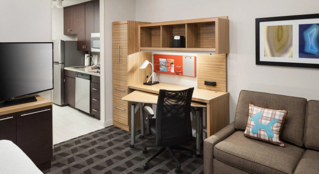 Двухместная студия TownePlace Suites by Marriott Orlando at SeaWorld