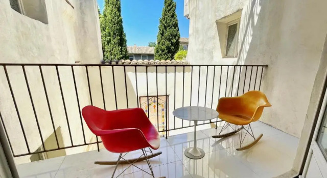 Двухместный номер Deluxe с балконом Villa Troletti, hôtel particulier de luxe en Provence