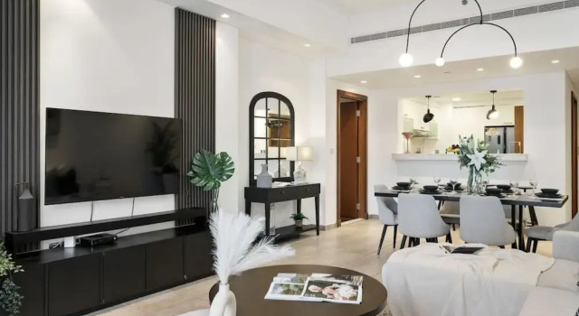 Апартаменты Luxury 2BR Maid Enjoy Stunning Marina View