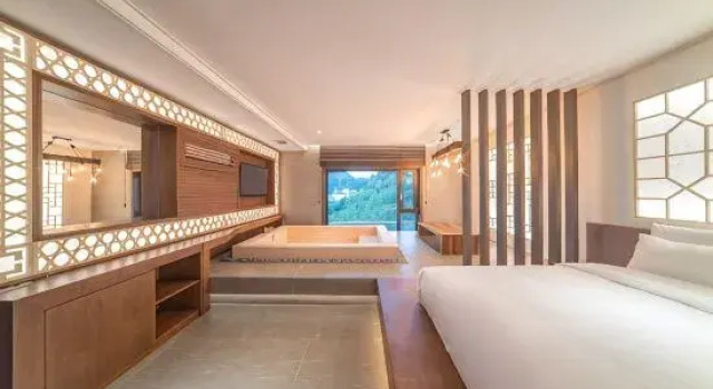 Люкс Premier с видом на горы Yeonhwamun Hotel Yeongdeok