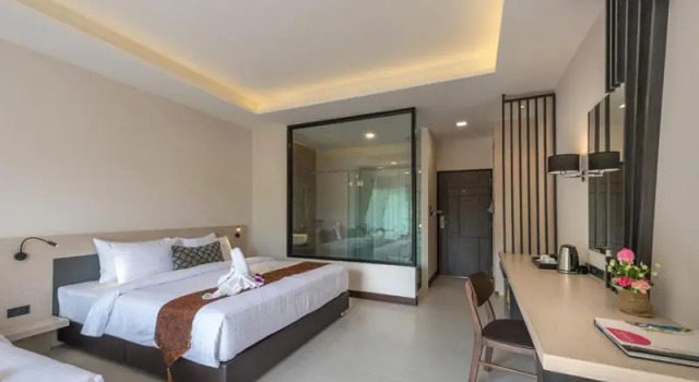 Двухместный номер Deluxe с балконом Cher​mantra​ Aonang​ Resort & Pool​ Suite